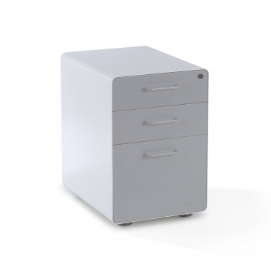 caisson de bureau blanc gris zole 1
