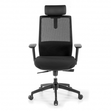 chaise de bureau noir rouge avec appui tete maille accoudoirs reglables 3d appui tete 4