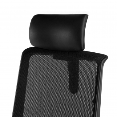 chaise de bureau noir rouge avec appui tete maille accoudoirs reglables 3d appui tete 6