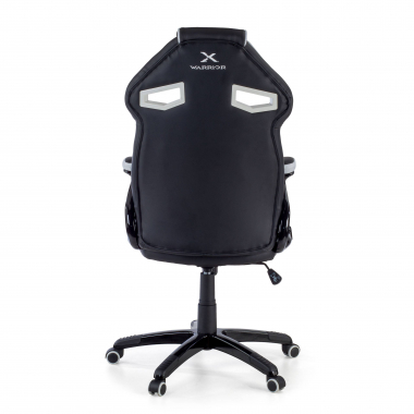 chaise gaming blanc similicuir simil cuir accoudoirs fixes 6