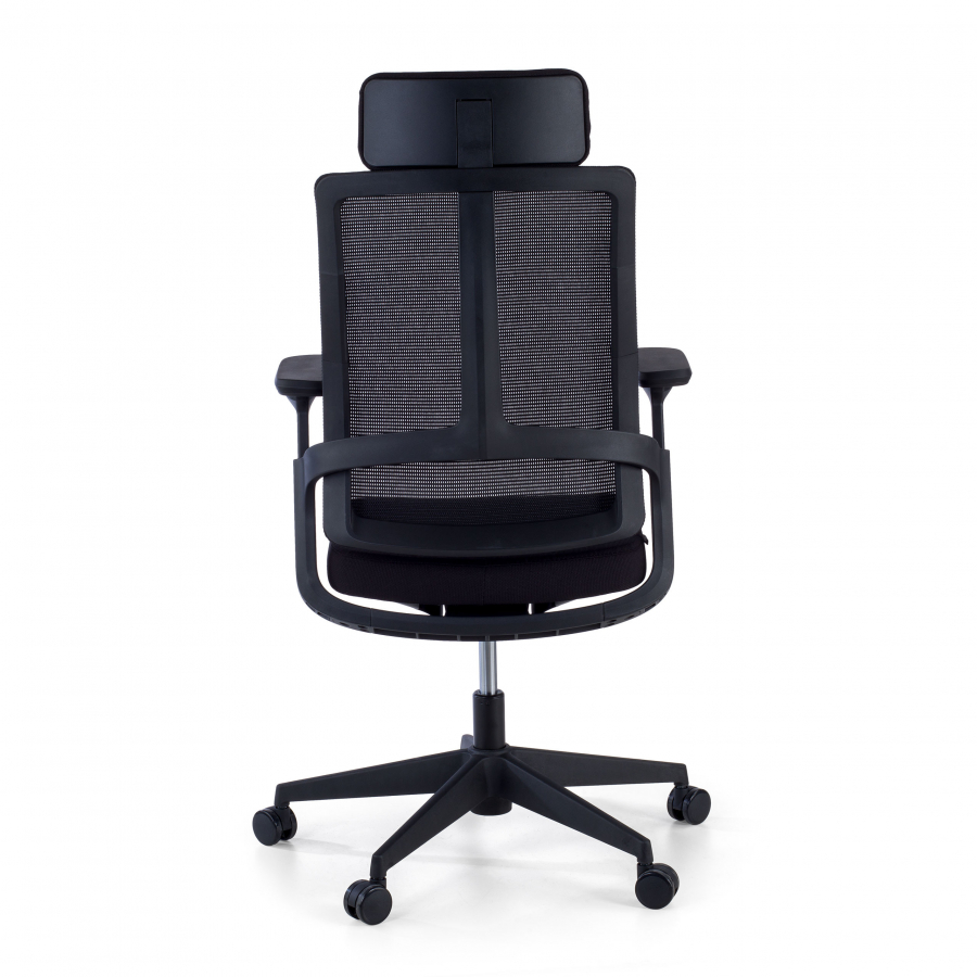 Chaise de Bureau Ergonomique Team black, Excellente Qualité