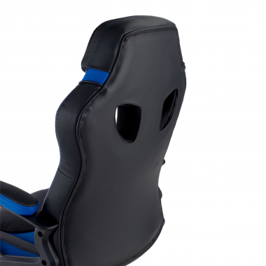 chaise gaming bleu drift simil cuir accoudoirs fixes 9