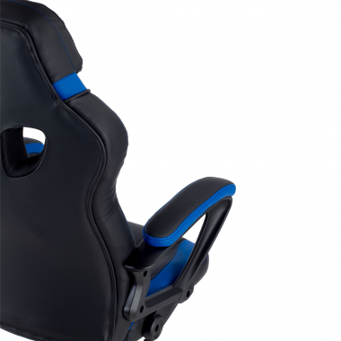 chaise gaming bleu drift simil cuir accoudoirs fixes 10