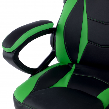 chaise gaming vert drift simil cuir accoudoirs fixes 6