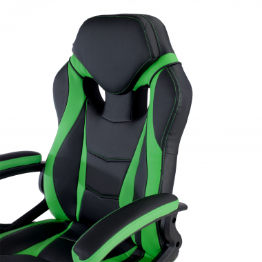 chaise gaming vert drift simil cuir accoudoirs fixes 5