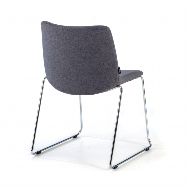 chaise de conference noir sans bras tissu accoudoirs fixes 6