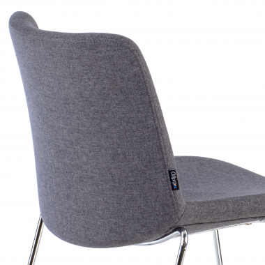 chaise de conference noir sans bras tissu accoudoirs fixes 7
