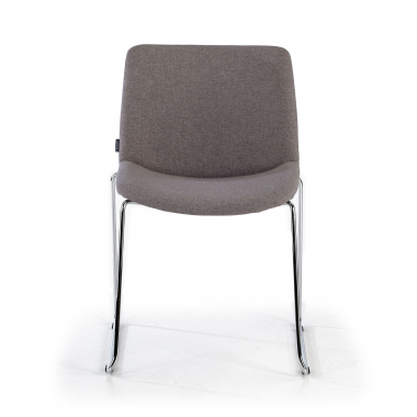 chaise de conference gris sans bras tissu accoudoirs fixes 3