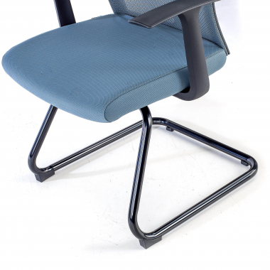 chaise de conference gris chaise confidente maille accoudoirs fixes 8