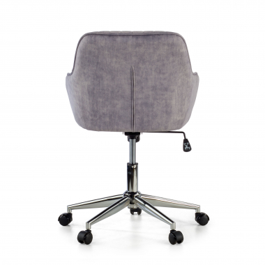 chaise pivotante gris ministry tissu sans accoudoirs 10