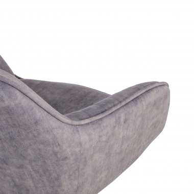 chaise pivotante gris ministry tissu sans accoudoirs 5