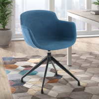Chaise de Reunion Laure, Pivotante 360º, Confortable et Résistante