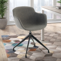 Chaise de Reunion Laure, Pivotante 360º, Confortable et Résistante