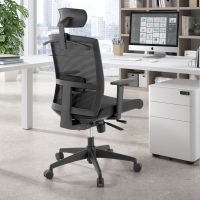 Chaise de bureau ergonomique Akira avec appuie-tête