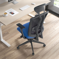 Chaise Ergonomique Ridley, appui-tête, mécanisme synchronisé