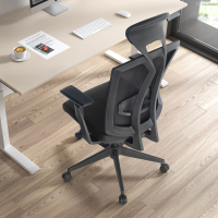Chaise Ergonomique Ridley, appui-tête, mécanisme synchronisé