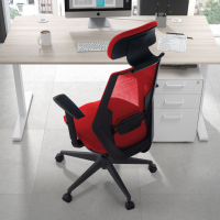 Chaise pour Ordinateur Ergonomique Belinda, dossier haut
