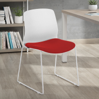 Chaise de Conference Swing, empilable, siège rembourré
