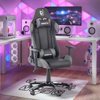 Chaise Gaming GamePro, soutien lombaire, accoudoirs 1D