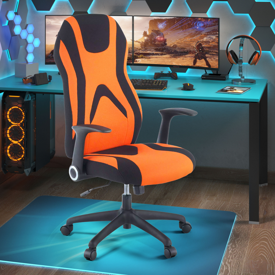 Chaise Gaming Turbo, design sportif, inclinable