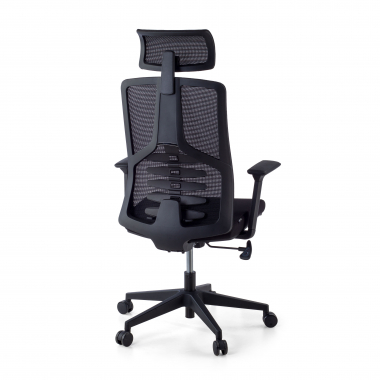 chaise ergonomique noir quick maille accoudoirs reglables 3d soutien lombaire appui tete 8