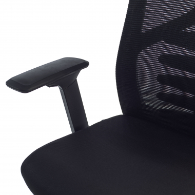 chaise ergonomique noir quick maille accoudoirs reglables 3d soutien lombaire appui tete 9