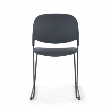 chaise de conference gris sans bras plastique sans accoudoirs 3