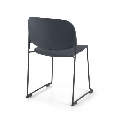 chaise de conference gris sans bras plastique sans accoudoirs 8