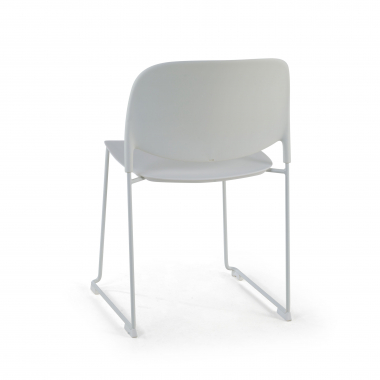 chaise de conference blanc sans bras plastique sans accoudoirs 7