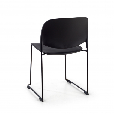 chaise de conference noir sans bras plastique sans accoudoirs 7