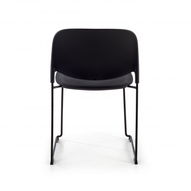chaise de conference noir sans bras plastique sans accoudoirs 8