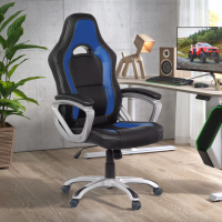 Chaise Gamer Dakar, design sportif, accoudoirs, 8 heures