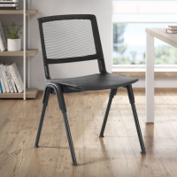 Chaise de Conférence Shield, empilable, en maille