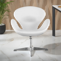 Fauteuil Salle Attente Club, pivotante, cuir synthétique