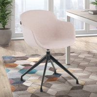 Chaise de Reunion Laure, Pivotante 360º, Confortable et Résistante
