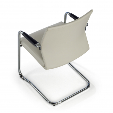 chaise salle d attente blanc ecopiel simil cuir accoudoirs rembourres 7