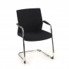 Fauteuil Salle d'Attente Adele, cantilever, professionnel, Tissu 210880 - (Outlet)