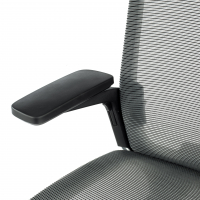 Chaise de Direction ergonomique Yanet, aluminium, Mécanisme Synchrone