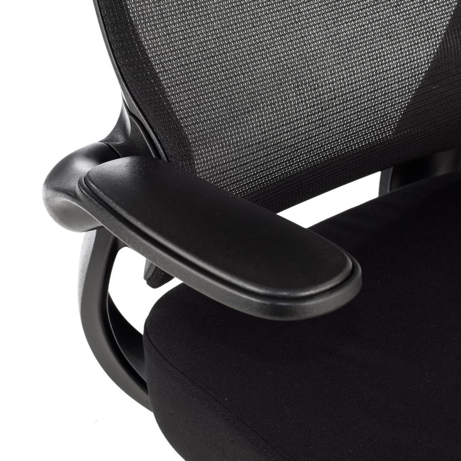 Chaise pour ordinateur Raptor, avec accoudoirs pliables et dossier ergonomique
