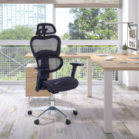 Chaise Ergonomique Ergocity FX, base en aluminium et maille TechSport