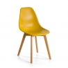 Chaise Scandinave Bergen, pieds en bois