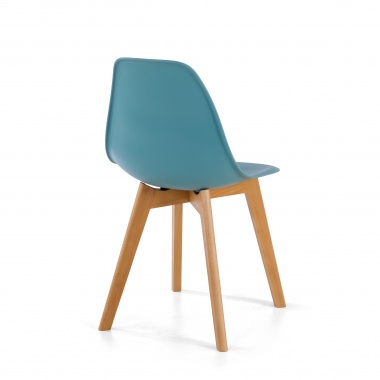 chaise scandinave bleu bergen plastique sans accoudoirs 5