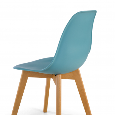 chaise scandinave bleu bergen plastique sans accoudoirs 7