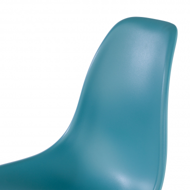 chaise scandinave bleu bergen plastique sans accoudoirs 8