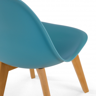 chaise scandinave bleu bergen plastique sans accoudoirs 10