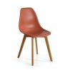 Chaise Scandinave Bergen, pieds en bois