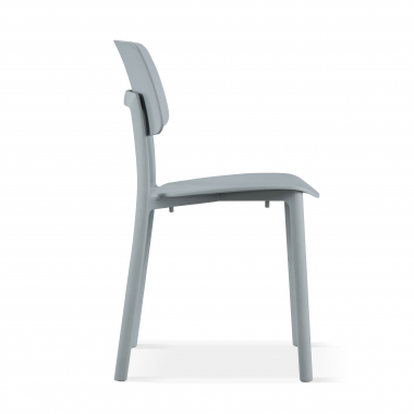 chaise de conference gris etna plastique sans accoudoirs 4