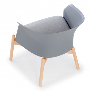 chaise salle d attente gris pattes en metal tissu sans accoudoirs 6