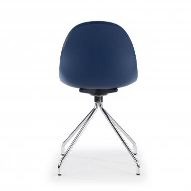 chaise de reunion bleu base pyramide plastique sans accoudoirs 7