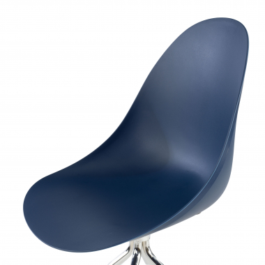 chaise de reunion bleu base pyramide plastique sans accoudoirs 5